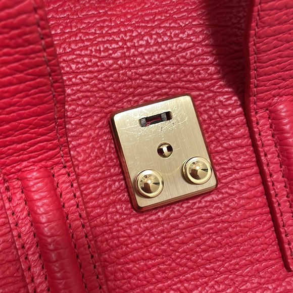 3.1 Phillip Lim Pashli Mini Satchel Red - Picture 3 of 7